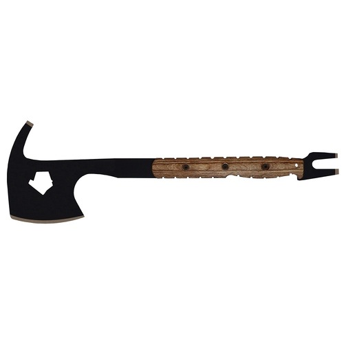 ONTARIO KNIFE CO. 8419 FIRE SPAX Tool Fixed Blade Axe w/Sheath 
