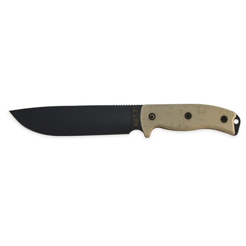 ONTARIO KNIFE CO. 8668 RAT-7 Fixed Blade w/Sheath 