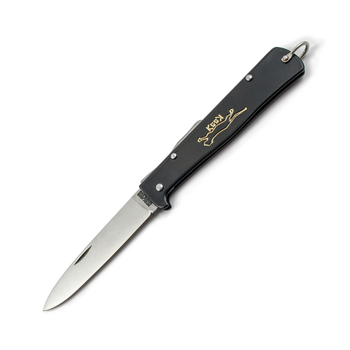 Otter-Messer 10-426Rg K Mercator Black Cat Carbon Steel Folding Knife