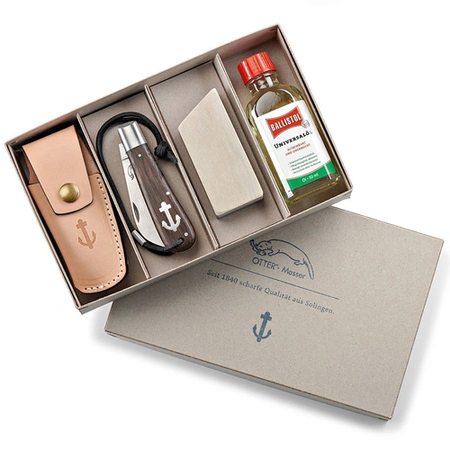 Otter-Messer SET172 Anchor Knife Gift Set, Smoked 