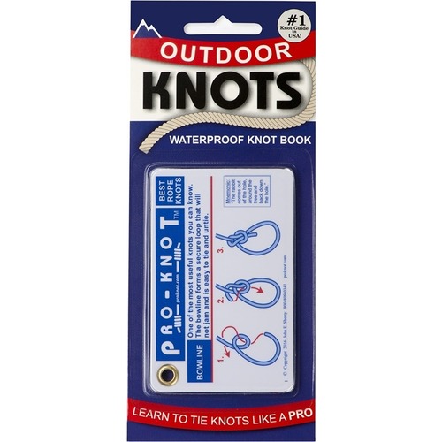 Knot Tying Kit, Pro-Knot Best Rope Knot Cards, two practice cords and a  carabiner - Knot Tying Kit