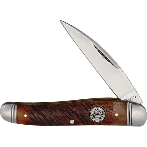 Queen Cutlery Warncliffe Sawcut Bone Folding Knife