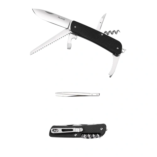 RUIKE M32-B Multifunction Folding Knife, Black