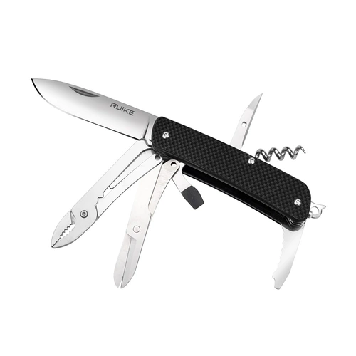 RUIKE M41-B Multifunction Folding Knife, Black