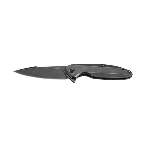 RUIKE KNIVES P128-SB Black Stonewash Flipper Folding Knife