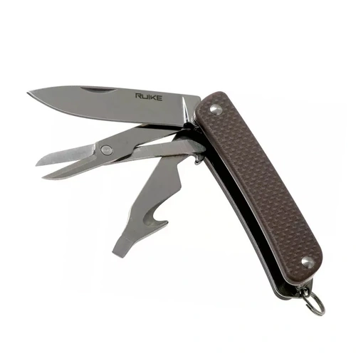 RUIKE RKS31-N Multifunction Folding Knife, Brown