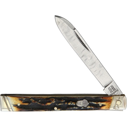 Rough Ryder Doctors Knife Cinnamon Stag Folding Knife