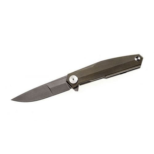 REAL STEEL KNIVES 9512 S3 Puukko, Flipper, Cold Copper Titanium Folding Knife - Authorised Aust. Retailer
