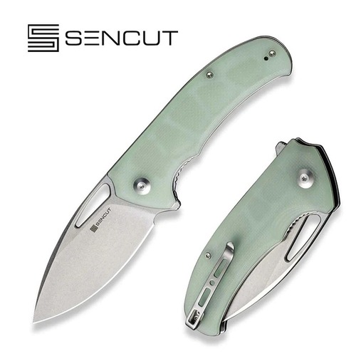 SENCUT S23014-2 Phantara Folding Knife, Natural Coarse G10