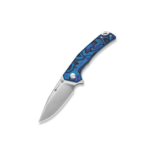 SENCUT Quirk SENCUT Blue, Purple & Black G10 Handle Satin Finished D2 Blade S25099-3 Knife