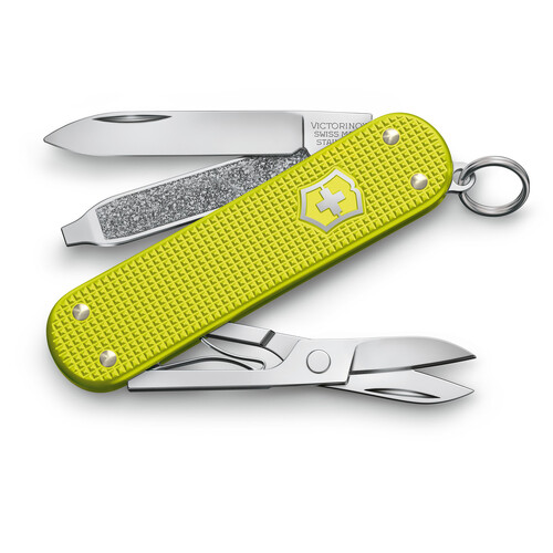 Victorinox Classic Alox Le 2023 Electric Yellow Swiss Army Knife - Authorised Aust Retailer