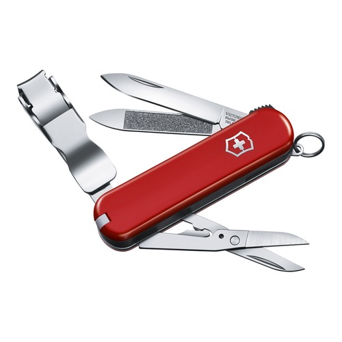VICTORINOX Victorinox NAILCLIP 580, Red 0.6463 - Authorised Aust Retailer Knife