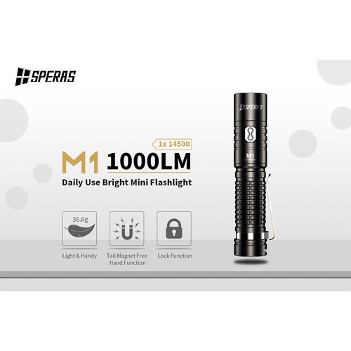 SPERAS M1 High Performance Every Day Carry LED Torch