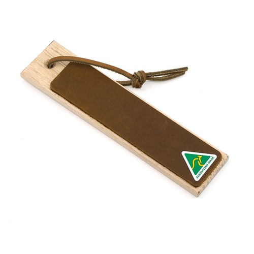 Mini Strop - Brown Cow Leather