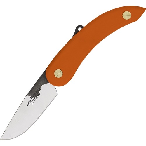 Svord Peasant Knife - Folding Knife, Orange Handles