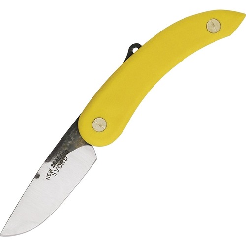 SVORD Peasant Knife - Folding Knife, Yellow Handles