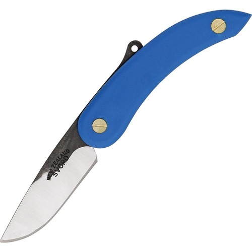SVORD Peasant Knife - Folding Knife, Blue Handles