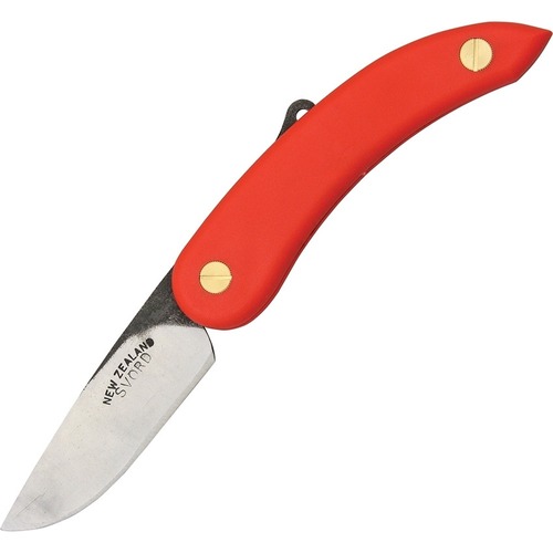 SVORD Peasant Knife - Folding Knife, Red Handles