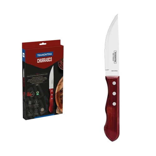 Tramontina  Jumbo Steak Knives Set 4 - RED Polywoo