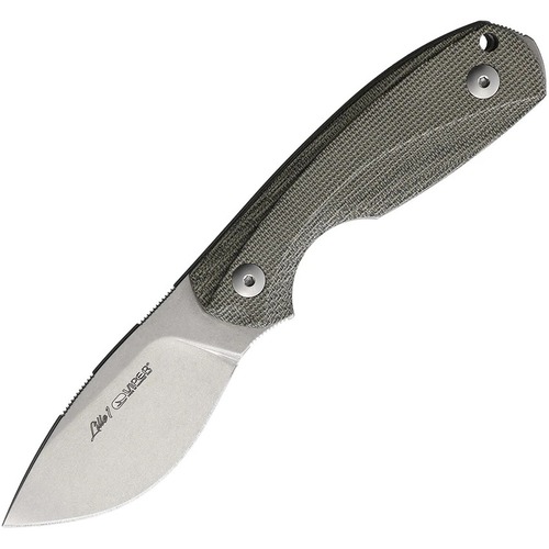 Viper V4022Fc Lille 1 Tan & Green Canvas Fixed Blade