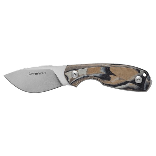 Viper V4022GBU Lille 1 Fixed Blade, Camoflauge Burl G10