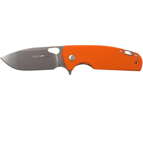 Viper V5934Go Kyomi - G10 Orange, Titanium Stonewash Folding Knife