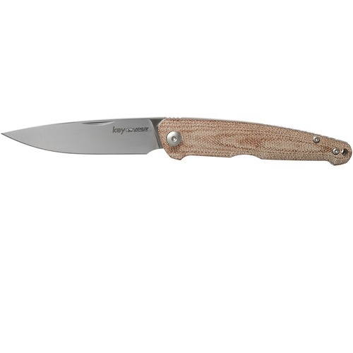 VIPER V5976CN Key - Canvas Micarta Natural Folding Knife