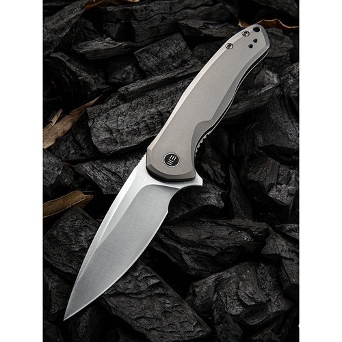 WE KNIFE 2001H KITEFIN Folding Knife, Gray Ti  DISCONTINUED