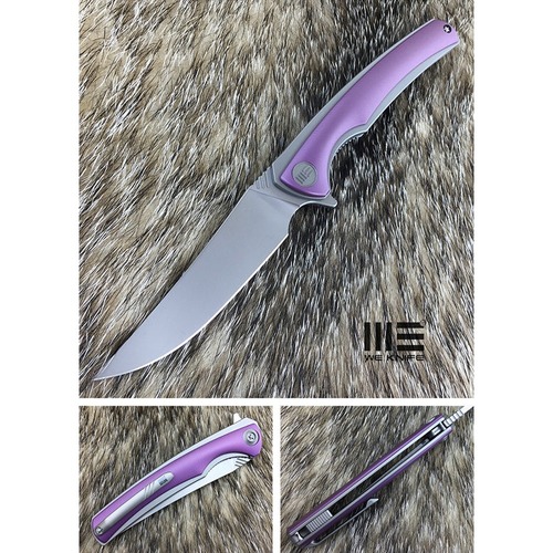 We Knife 704A  704 Purple Titanium Folding Knife  Discontinued