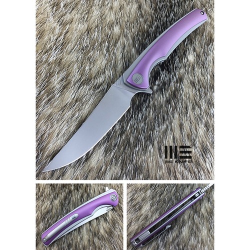 WE KNIFE 704A  704 Purple Titanium Folding Knife  DISCONTINUED