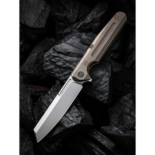 We Knife We16020-3  Reiver Folding Knife, Ti Flipper 