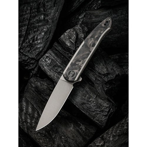 WE KNIFE WE20043-1  SMOOTH SENTINEL Folding Knife, Ti + CF