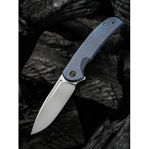 WE KNIFE WE20061B-2  BEACON Folding Knife, Blue Ti